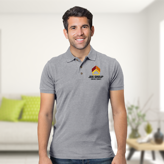 Custom print polo on sale shirt
